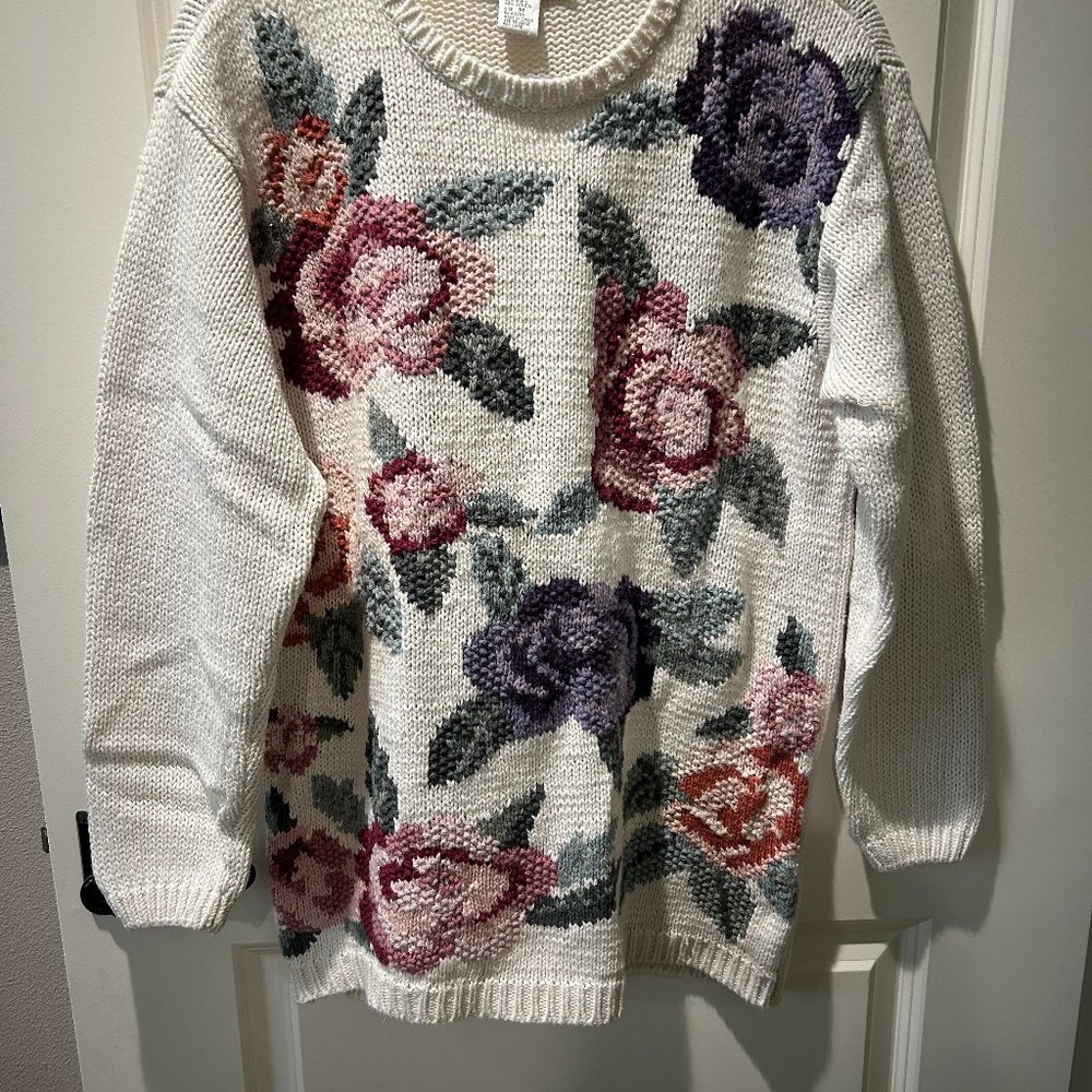 Beautiful Hand Knit Sweater by Chrysantheme